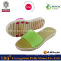 Double Color Pcu Injection Women Cheap Slipper